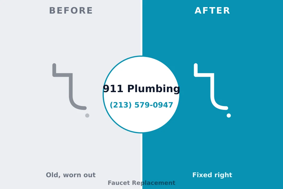 Before and after: plumbing company Needville, TX